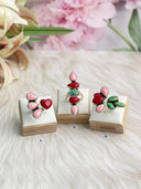Days of Spring Collection Red Rosarita & Pink Conch Rings