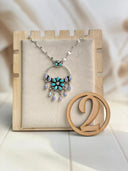 Spring Daisy Boho Tassel Chain Necklace