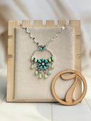 Spring Daisy Boho Tassel Chain Necklace