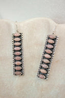 Showstopper Stone Bar Earrings-Drop Earrings-Rae Collective, Women's Online Fashion Boutique Located in Phoenix, Arizona (Scottsdale Area)