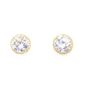 Big Circle Cut Stud Earrings-Earrings-Rae Collective, Women's Online Fashion Boutique Located in Phoenix, Arizona (Scottsdale Area)