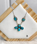 Blue Turquoise Chain Necklace Bag 18