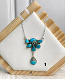 Blue Turquoise Chain Necklace Bag 18