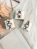 Days of Spring Collection Wild Horse & Pink Conch Mixed Rings