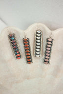 Showstopper Stone Bar Earrings-Drop Earrings-Rae Collective, Women's Online Fashion Boutique Located in Phoenix, Arizona (Scottsdale Area)