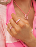 (4 COLORS!) Linked Forever Hearts Enamel Ring-Rings-Rae Collective, Women's Online Fashion Boutique Located in Phoenix, Arizona (Scottsdale Area)