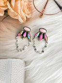 Days of Spring Collection Cotton Candy and Pink Conch Studs