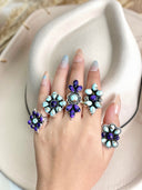 Perfect Touch Multi Dahlia Ring Clusters-Rings-Krush Kandy, Women's Online Fashion Boutique Located in Phoenix, Arizona (Scottsdale Area)