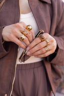Stainless Steel Irregular Minimalist Band Ring-Jewelry-Krush Kandy, Women's Online Fashion Boutique Located in Phoenix, Arizona (Scottsdale Area)