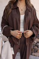 Simply Chic Luxe Suede Jacket-Jackets-Krush Kandy, Women's Online Fashion Boutique Located in Phoenix, Arizona (Scottsdale Area)