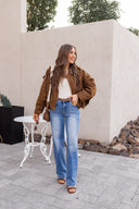 Simply Chic Luxe Suede Jacket-Jackets-Krush Kandy, Women's Online Fashion Boutique Located in Phoenix, Arizona (Scottsdale Area)