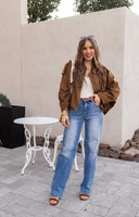 Simply Chic Luxe Suede Jacket-Jackets-Krush Kandy, Women's Online Fashion Boutique Located in Phoenix, Arizona (Scottsdale Area)