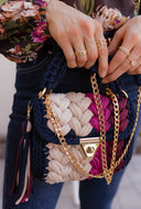 Violet Whispers Handmade Crochet Purse-handbags-Krush Kandy, Women's Online Fashion Boutique Located in Phoenix, Arizona (Scottsdale Area)
