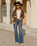 Falling For You Leopard Tie Cardigan