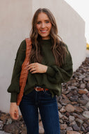 Luxe Viscose Cozy Comfort Side Slit Sweater-Sweaters-Krush Kandy, Women's Online Fashion Boutique Located in Phoenix, Arizona (Scottsdale Area)