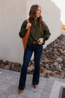 Luxe Viscose Cozy Comfort Side Slit Sweater-Sweaters-Krush Kandy, Women's Online Fashion Boutique Located in Phoenix, Arizona (Scottsdale Area)