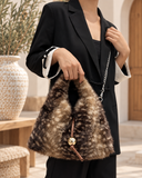 Fawn & Fable Plush Hobo Bag-Preorder