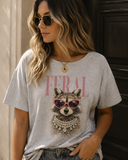 Feral Raccoon Graphic Tee