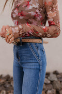 Bloom in Style: Floral Mesh Top-Long Sleeve Tops-Rae Collective, Women's Online Fashion Boutique Located in Phoenix, Arizona (Scottsdale Area)