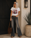 Floral Leopard Graphic Tee