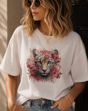 Floral Leopard Graphic Tee