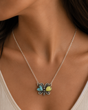 Flutter Gem Butterfly Necklace S.No 7