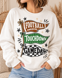 Football Touchdown Gameday Graphic Sweatshirt