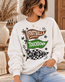 Football Touchdown Gameday Graphic Sweatshirt