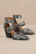 Hendrix Strappy Buckle Sandal-Sandals-Krush Kandy, Women's Online Fashion Boutique Located in Phoenix, Arizona (Scottsdale Area)