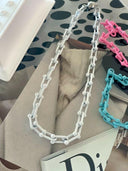 Keep It Basic Enamel Chain Magnetic Necklace-Necklaces-Rae Collective, Women's Online Fashion Boutique Located in Phoenix, Arizona (Scottsdale Area)
