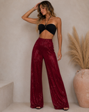Glam it Up Sequin Wide Leg Pants