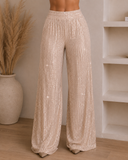 Glam it Up Sequin Wide Leg Pants