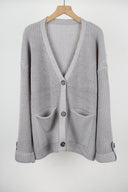 Everyday Basic Button Cardigan-Tops-Krush Kandy, Women's Online Fashion Boutique Located in Phoenix, Arizona (Scottsdale Area)