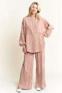 Palomino Sky Boho Lace Wide-Leg Pants-Bottoms-Rae Collective, Women's Online Fashion Boutique Located in Phoenix, Arizona (Scottsdale Area)