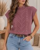 Harbor Haven Cable Knit Sweater Vest