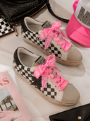 KRUSH KANDY EXCLUSIVE: Harley's Checkmate Checkered Sneaker