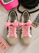 KRUSH KANDY EXCLUSIVE: Harley's Checkmate Checkered Sneaker