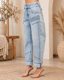 Harlow Cuffed Barrel Jeans