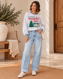Harlow Cuffed Barrel Jeans