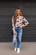Heartfelt Bliss Sweater | S-XL-Sweaters-Rae Collective, Women's Online Fashion Boutique Located in Phoenix, Arizona (Scottsdale Area)