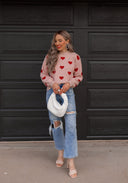 Heartfelt Bliss Sweater | S-XL-Sweaters-Rae Collective, Women's Online Fashion Boutique Located in Phoenix, Arizona (Scottsdale Area)