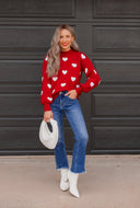 Heartfelt Bliss Sweater | S-XL-Sweaters-Rae Collective, Women's Online Fashion Boutique Located in Phoenix, Arizona (Scottsdale Area)
