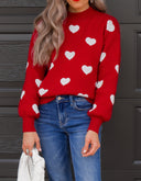 Heartfelt Bliss Sweater | S-XL-Sweaters-Rae Collective, Women's Online Fashion Boutique Located in Phoenix, Arizona (Scottsdale Area)