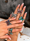 You Give Me Butterflies Stone Ring | Multiple Options!-Statement Rings-Rae Collective, Women's Online Fashion Boutique Located in Phoenix, Arizona (Scottsdale Area)