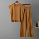 Ultimate Luxe Stretchy Tee & Pant Set-2 Piece Outfit Sets-Rae Collective, Women's Online Fashion Boutique Located in Phoenix, Arizona (Scottsdale Area)