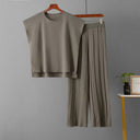 Ultimate Luxe Stretchy Tee & Pant Set-2 Piece Outfit Sets-Rae Collective, Women's Online Fashion Boutique Located in Phoenix, Arizona (Scottsdale Area)