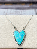Long Heart Stone Slab Necklace MADE TO ORDER-Necklaces-Rae Collective, Women's Online Fashion Boutique Located in Phoenix, Arizona (Scottsdale Area)