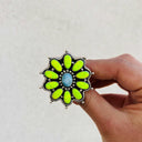 Golden Hills & Neon Yellow Opal Ring-Cluster Rings-Krush Kandy, Women's Online Fashion Boutique Located in Phoenix, Arizona (Scottsdale Area)