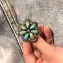 Cute Stamped Stone Flower Ring | Krush Exclusive-Cluster Rings-Rae Collective, Women's Online Fashion Boutique Located in Phoenix, Arizona (Scottsdale Area)