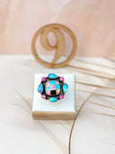 Mystical Checkered Rings-Rings-Krush Kandy, Women's Online Fashion Boutique Located in Phoenix, Arizona (Scottsdale Area)